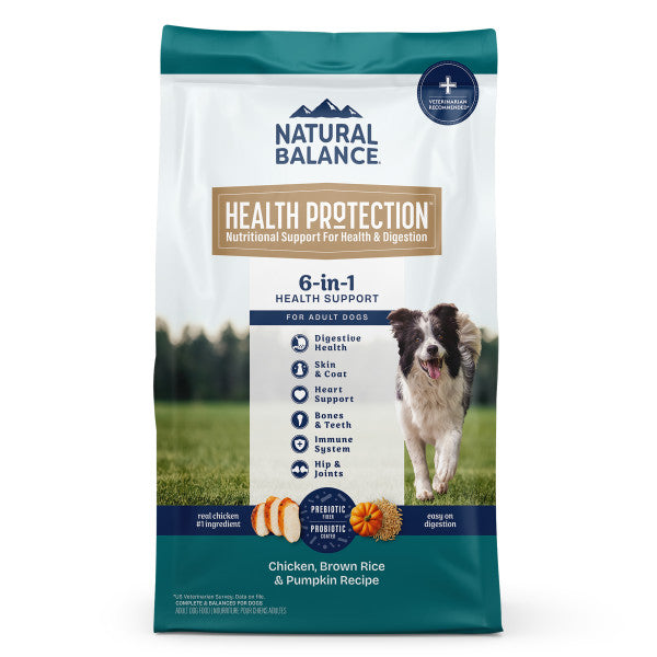 Natural Balance Health Protection Dry Dog Food, Chicken, Brown Rice & Pumpkin Recipe