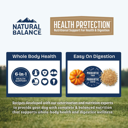 Natural Balance Health Protection Adult Lamb, Brown Rice & Pumpkin Dog Dry Food