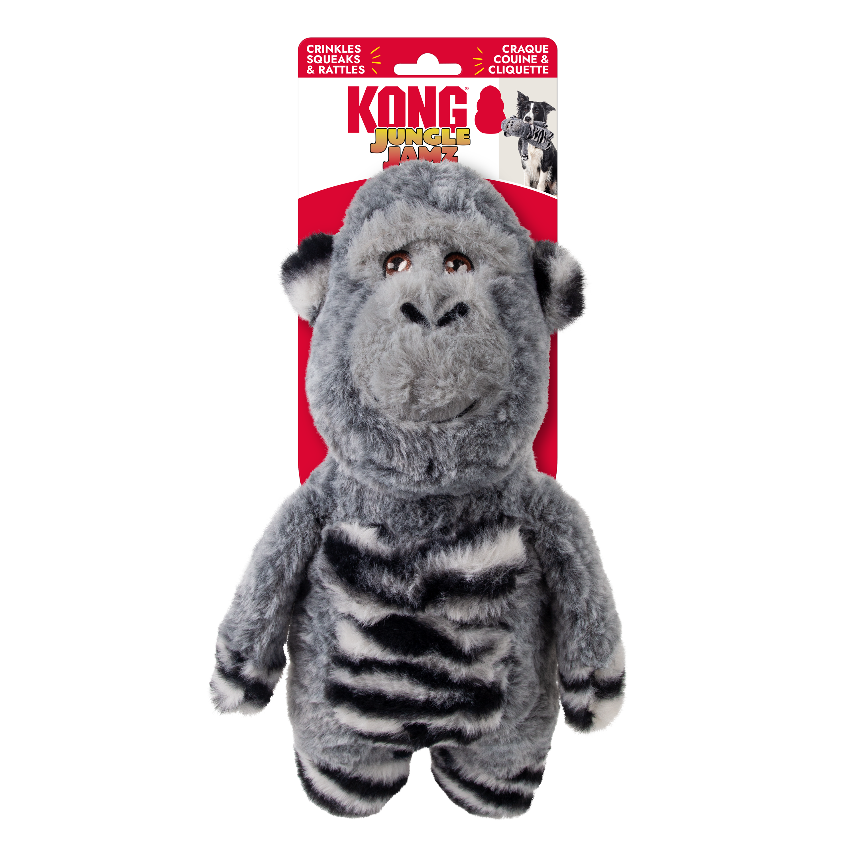 Kong Jungle Jamz Gorilla Dog Toy