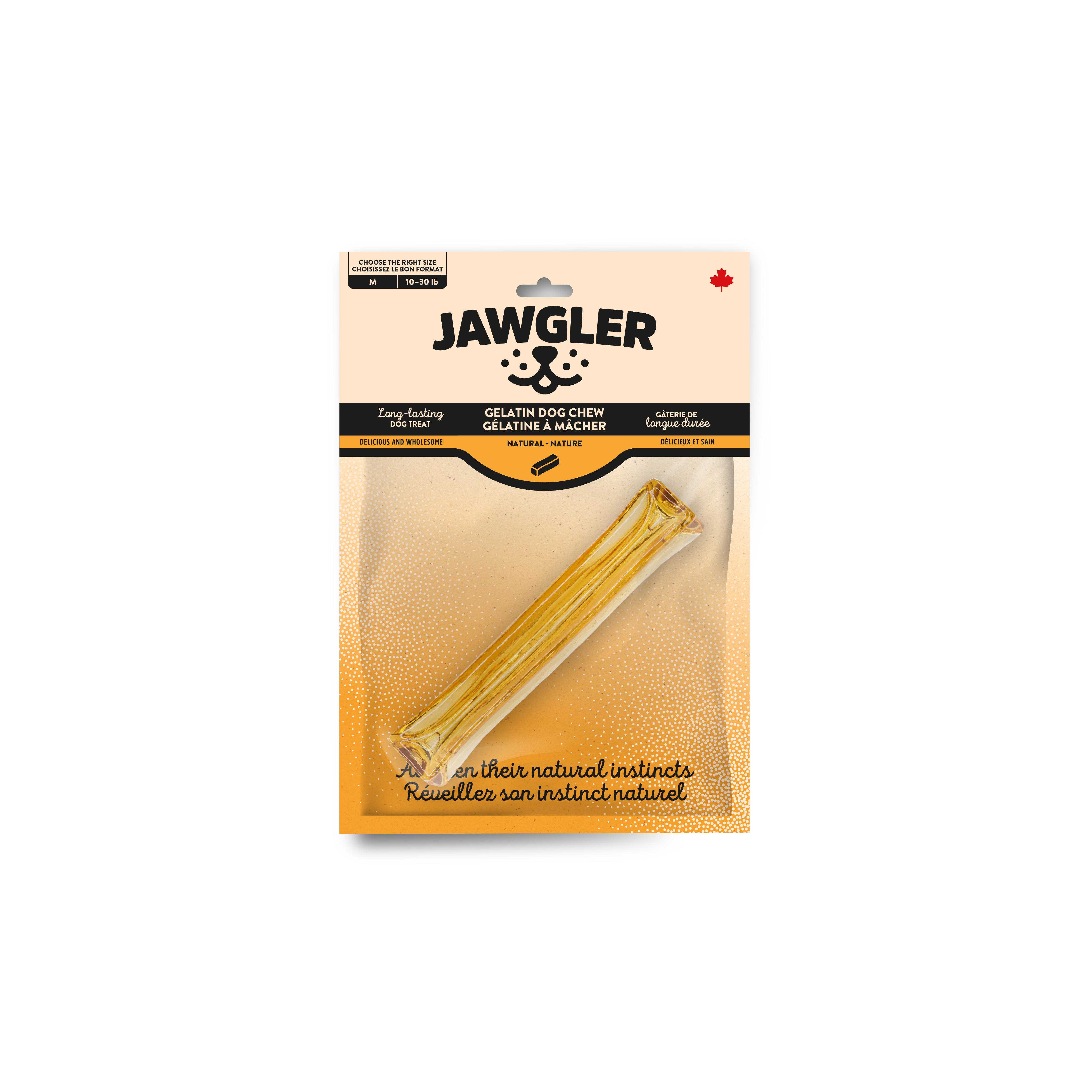 Jawgler Natural Gelatin Dog Chew - Chew Products - Jawgler - PetMax Canada