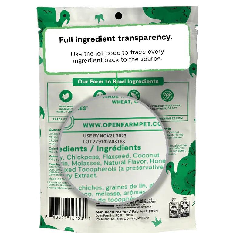 Open Farm Grain-Free Turkey Jerky Strips Dog Treats - 159g - Dog Treats - Open Farm - PetMax Canada