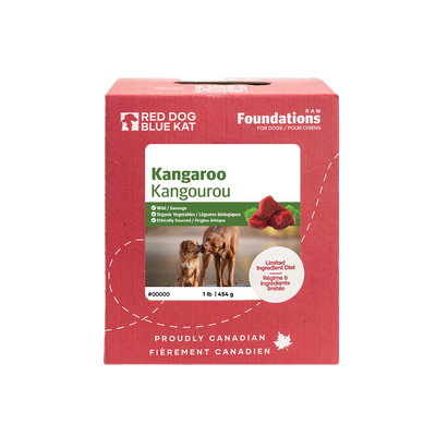 Red Dog Blue Kat Dog Foundations Raw Kangaro Recipe