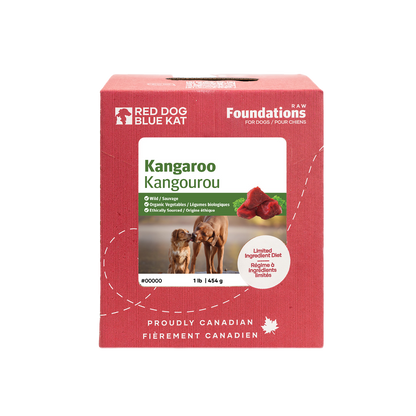 Red Dog Blue Kat Dog Foundations Raw Kangaro Recipe