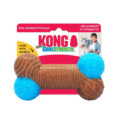 Kong Dog Toy Core Strength Bamboo Bone  Dog Toys  | PetMax Canada