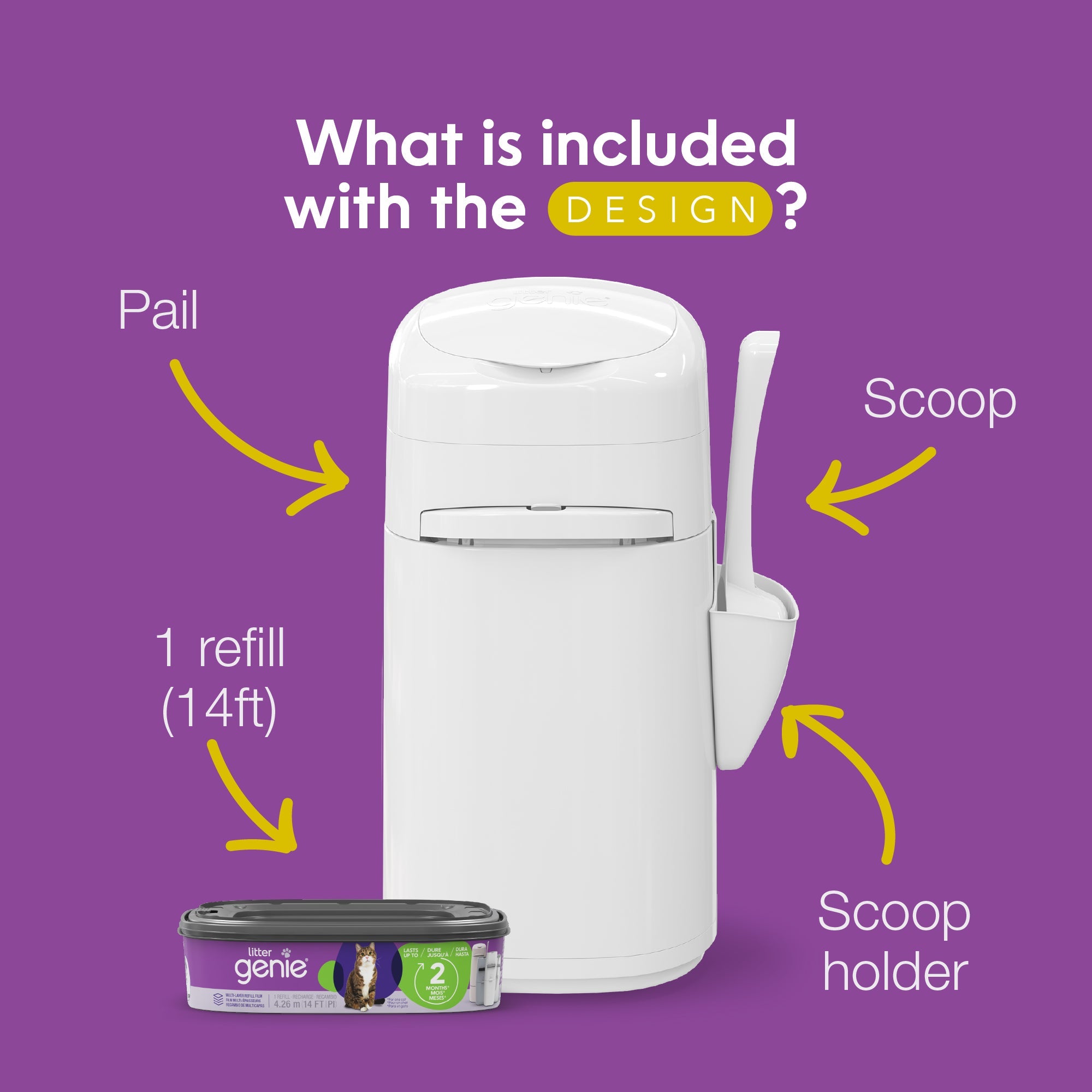 Litter Genie Design Cat Litter Pail