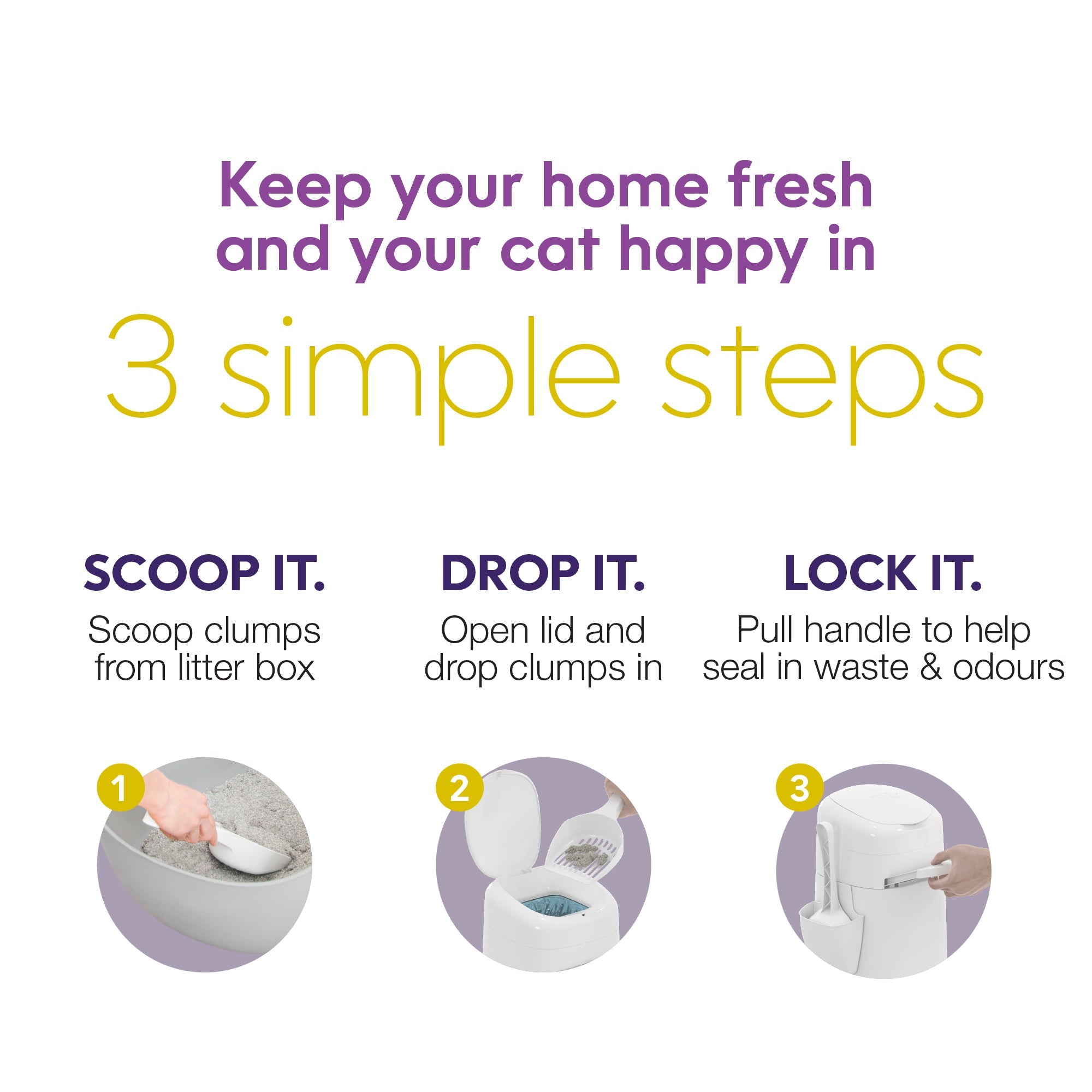 Litter Genie Design Cat Litter Pail