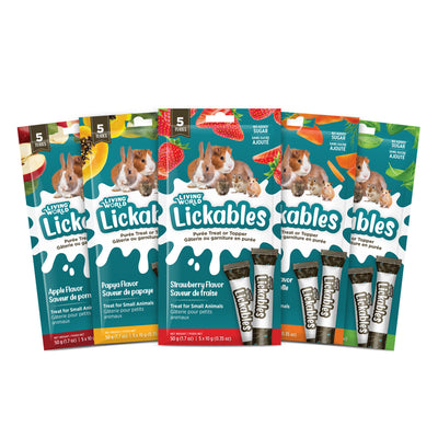 Living World Lickables Small Animal Treat Apple Flavour