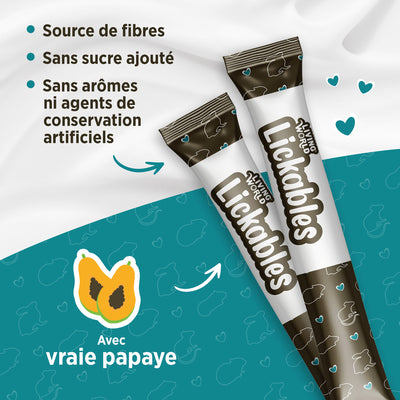 Living World Lickables Small Animal Treat Papaya Flavour