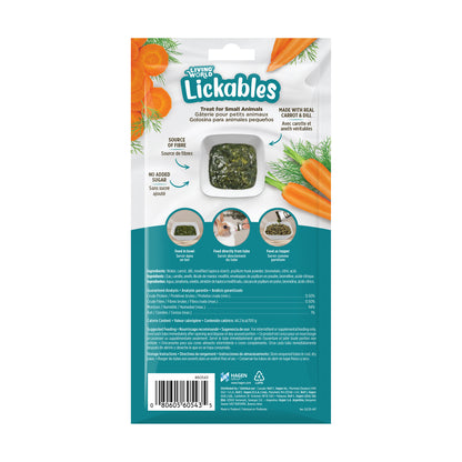 Living World Lickables Small Animal Treat Carrot & Dill Flavour