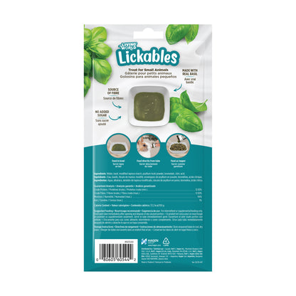 Living World Lickables Small Animal Treat Basil Flavour