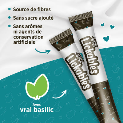 Living World Lickables Small Animal Treat Basil Flavour