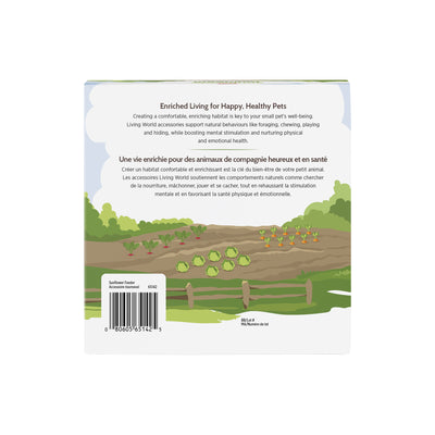 Living World Edible Sunflower Foraging Feeder for Small Animals - Small Animal - Living World - PetMax Canada