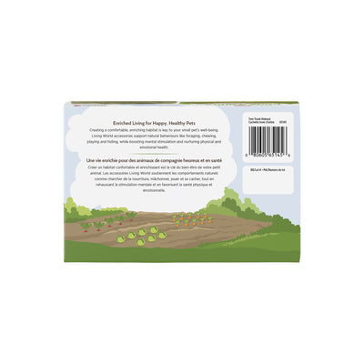 Living World Edible Tree Trunk Hideout for Small Animals - Small Animal - Living World - PetMax Canada