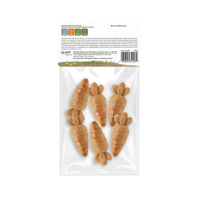 Living World Edible Carrots Chew Toy for Small Animals - 6 Pack - Small Animal - Living World - PetMax Canada