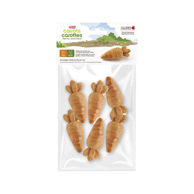Living World Edible Carrots Chew Toy for Small Animals - 6 Pack - Small Animal - Living World - PetMax Canada