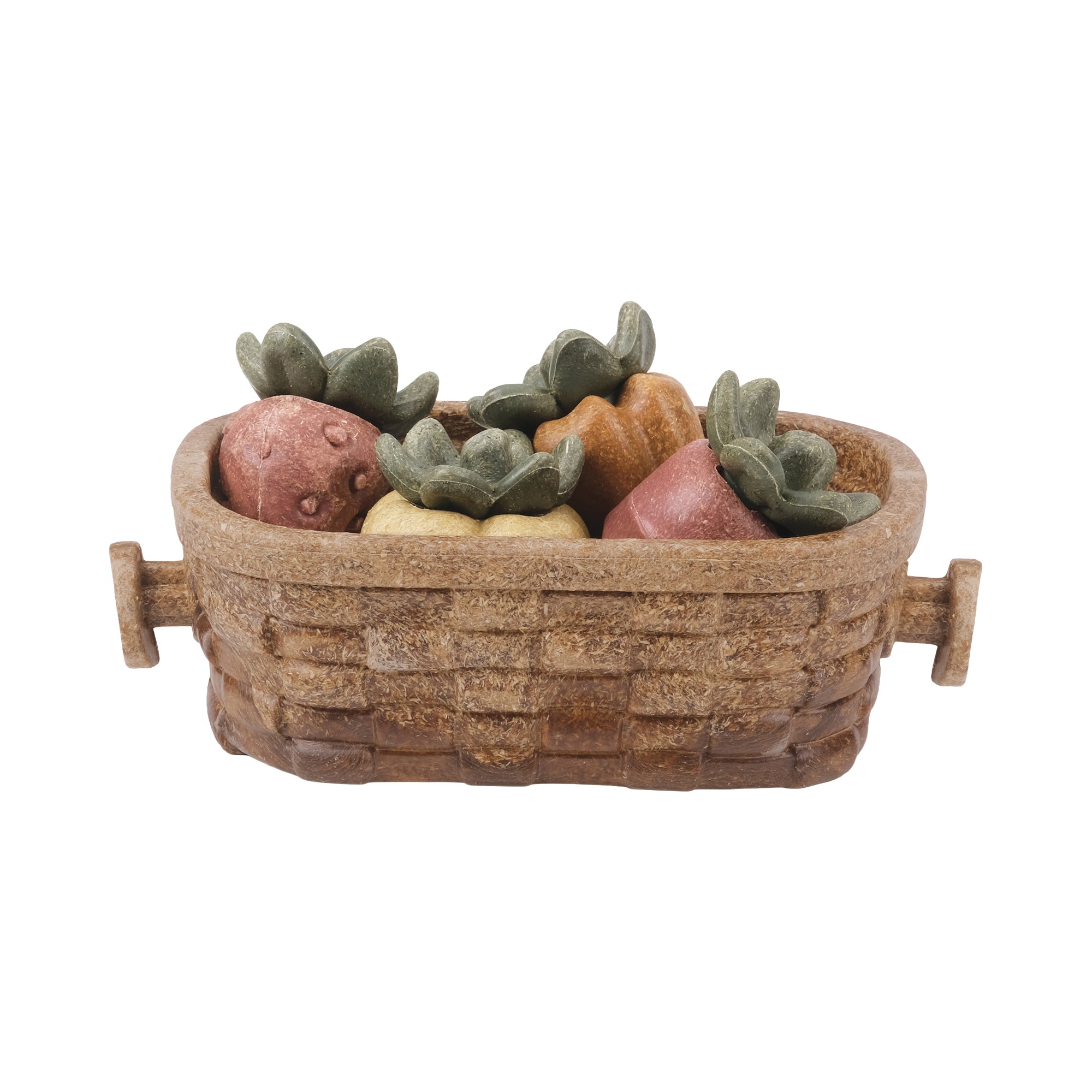 Living World Edible Harvest Basket Chew Toy with Vegetables for Small Animals - Small Animal - Living World - PetMax Canada