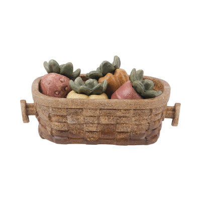 Living World Edible Harvest Basket Chew Toy with Vegetables for Small Animals - Small Animal - Living World - PetMax Canada