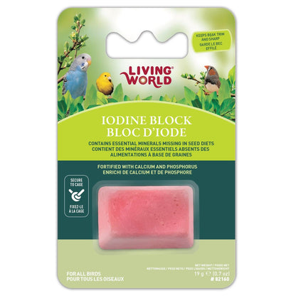 Living World Iodine Block - Small - Bird Health Care - Living World - PetMax Canada