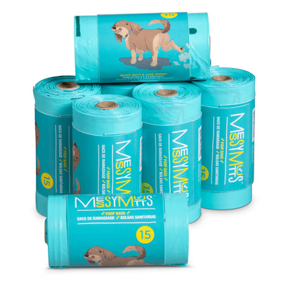 Messy Mutts Advanced Biorecycle Poop Bag Refill Rolls