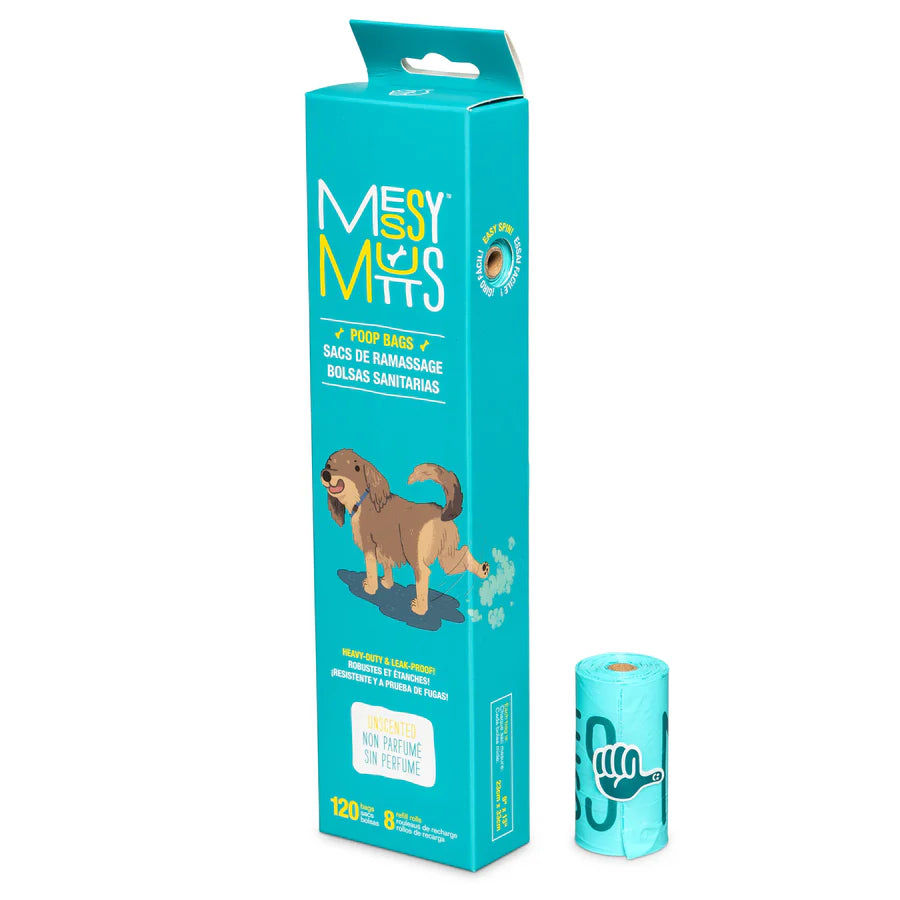Messy Mutts Advanced Biorecycle Poop Bag Refill Rolls