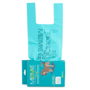 Messy Mutts Advanced Biorecycle Easy to Tie Up Handle Poop Bags
