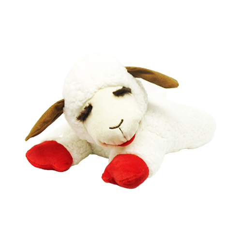 Multipet Lamb Chop Canadian Plush Dog Toy - Dog Toy - Lamb Chop - PetMax Canada