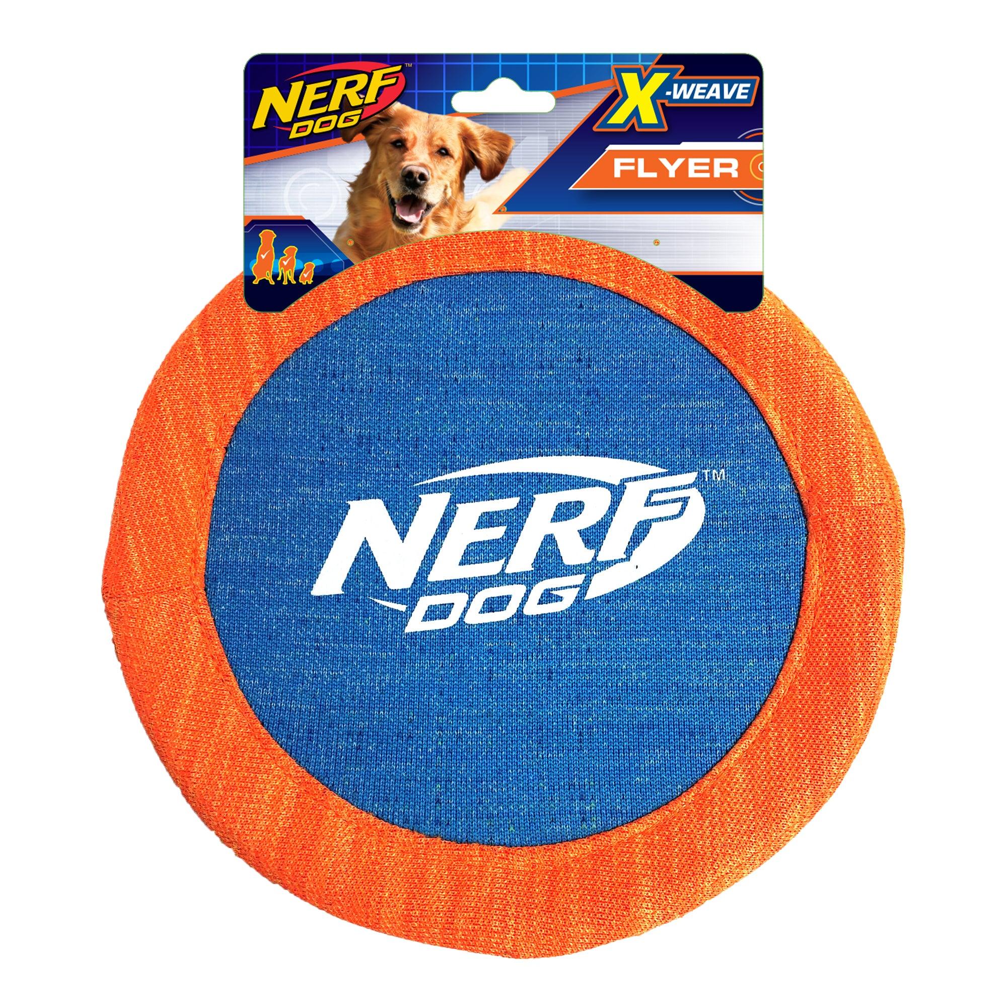 Nerf X-Weave Flyer Dog Toy - 10 inches - Dog Toys - Nerf - PetMax Canada