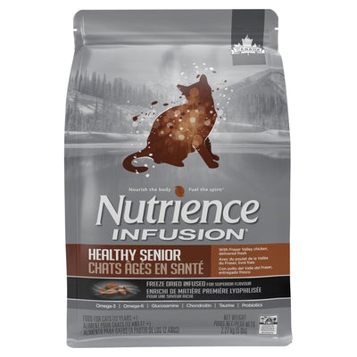 Nutrience Infusion Cat Food Healthy Senior Chicken Recipe  Cat Food  | PetMax Canada