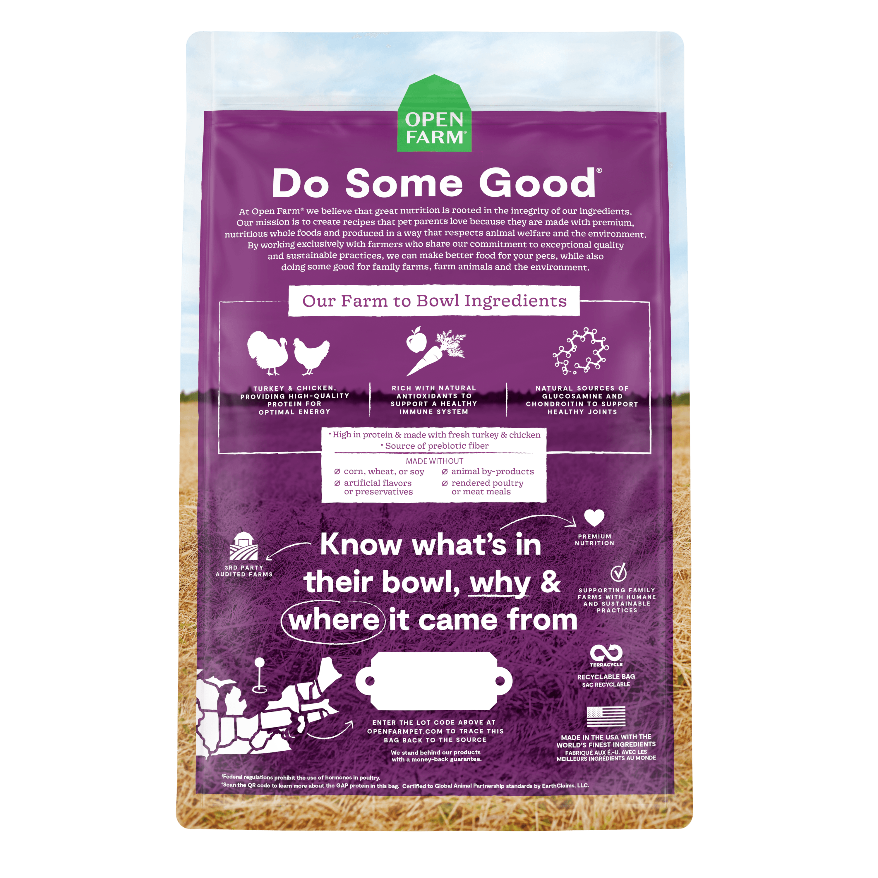 Open Farm Senior Dog Food Recipe - 10 Kg - Dog Food - Open Farm - PetMax Canada