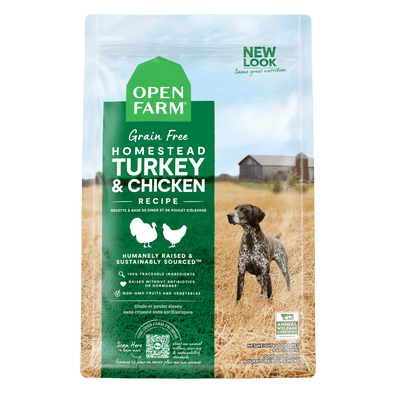 Open Farm Dog Food Homestead Turkey & Chicken - 1.8 Kg - Dog Food - Open Farm - PetMax Canada