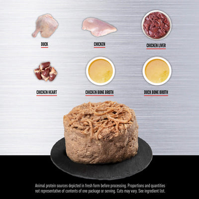 Orijen Duck + Chicken Entrée Wet Cat Food Recipe - 85g - Canned Cat Food - Orijen - PetMax Canada