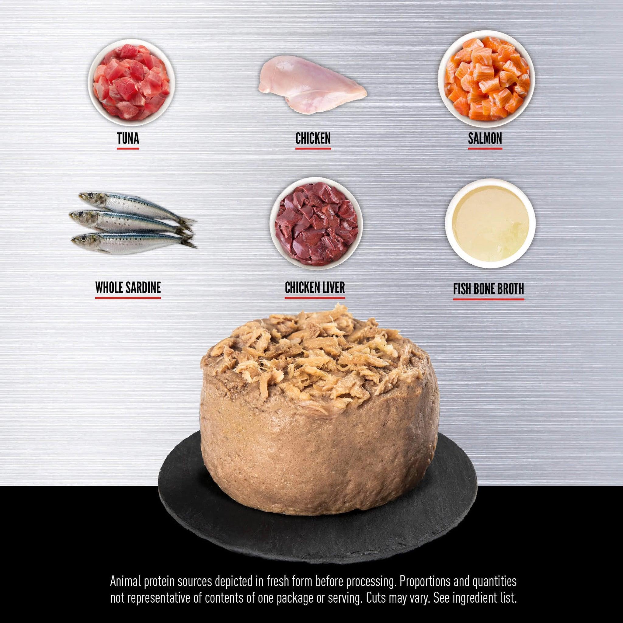 Orijen Tuna + Beef Entrée Wet Cat Food Recipe - 85g - Canned Cat Food - Orijen - PetMax Canada