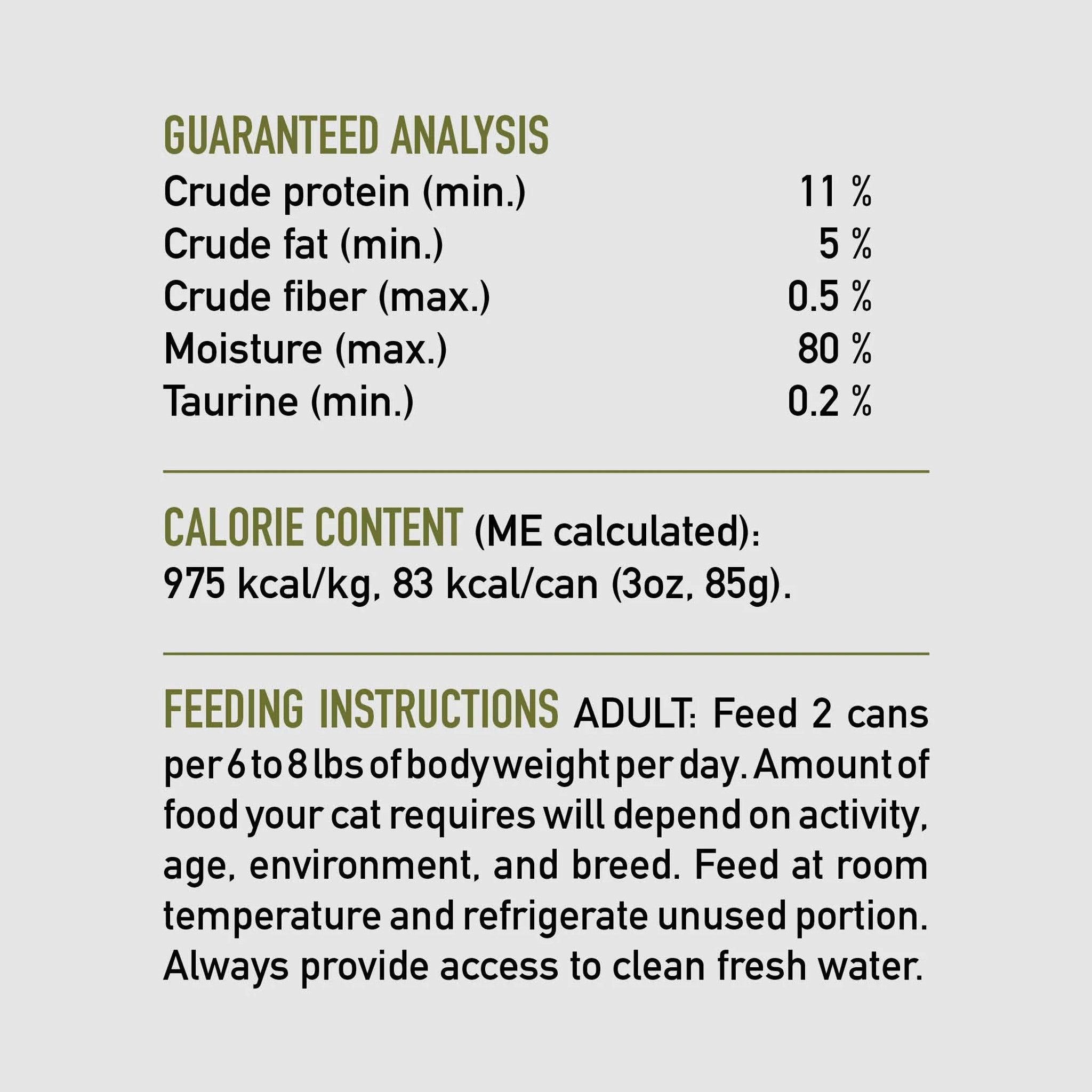 Orijen Duck + Chicken Entrée Wet Cat Food Recipe - 85g - Canned Cat Food - Orijen - PetMax Canada