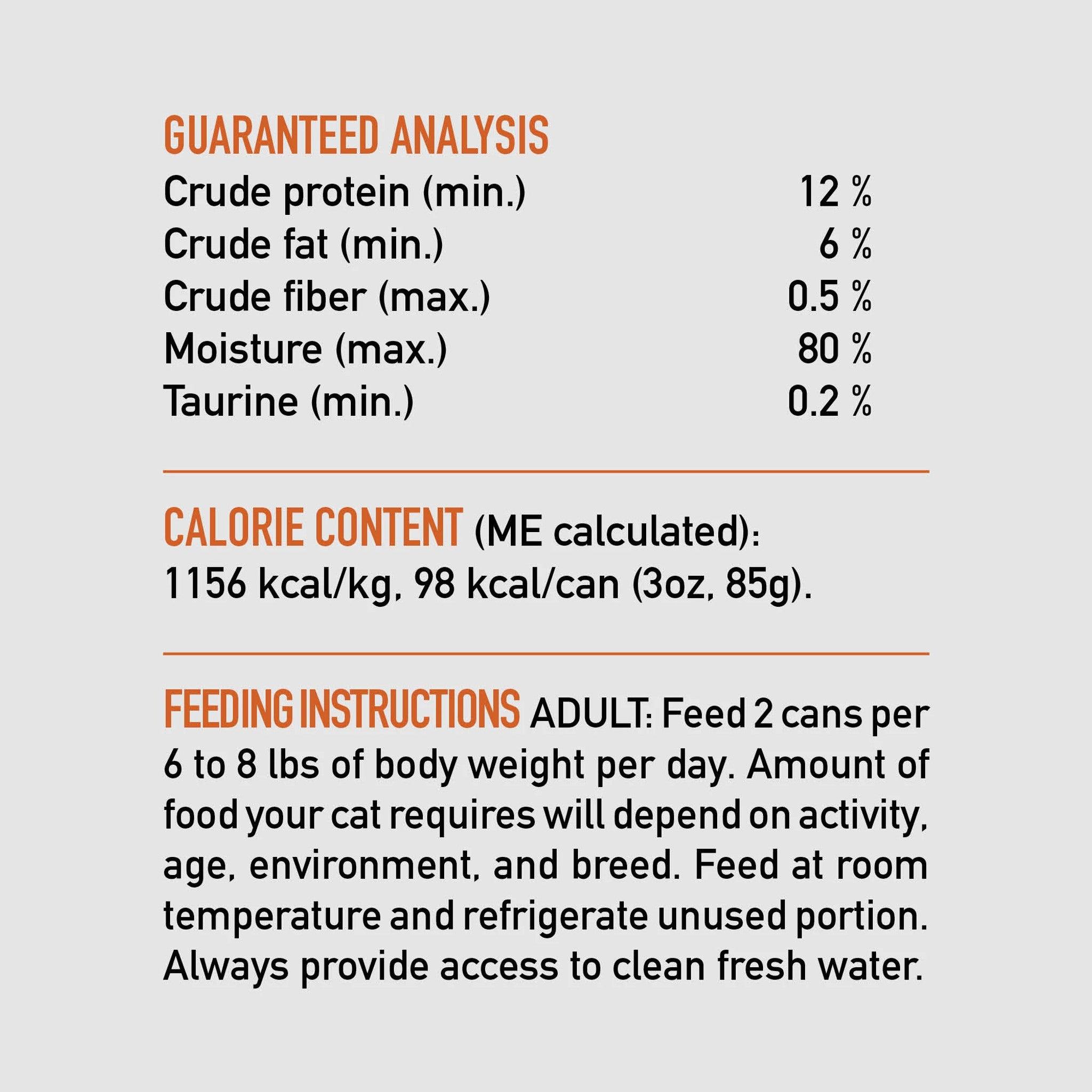 Orijen Original Entrée Wet Cat Food Recipe - 85g - Canned Cat Food - Orijen - PetMax Canada