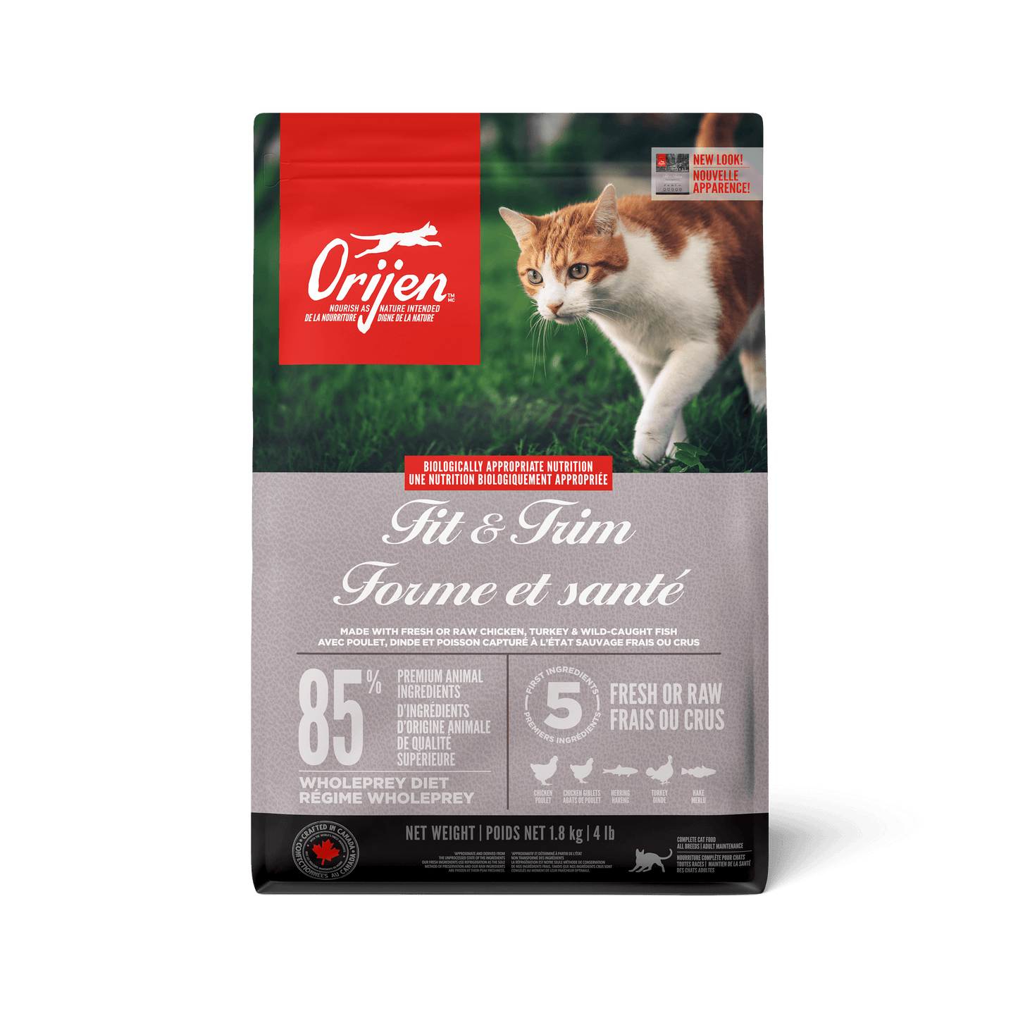 Orijen Fit & Trim Dry Cat Food Recipe  Cat Food  | PetMax Canada