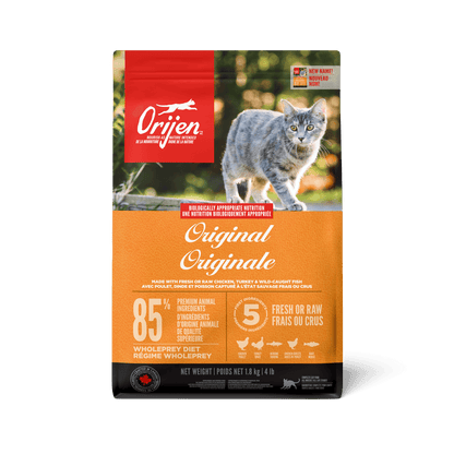 Orijen Original Cat Food Recipe - 1.8 Kg - Cat Food - Orijen - PetMax Canada