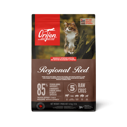 Orijen Regional Red Dry Cat Food Recipe - 1.8 Kg - Cat Food - Orijen - PetMax Canada
