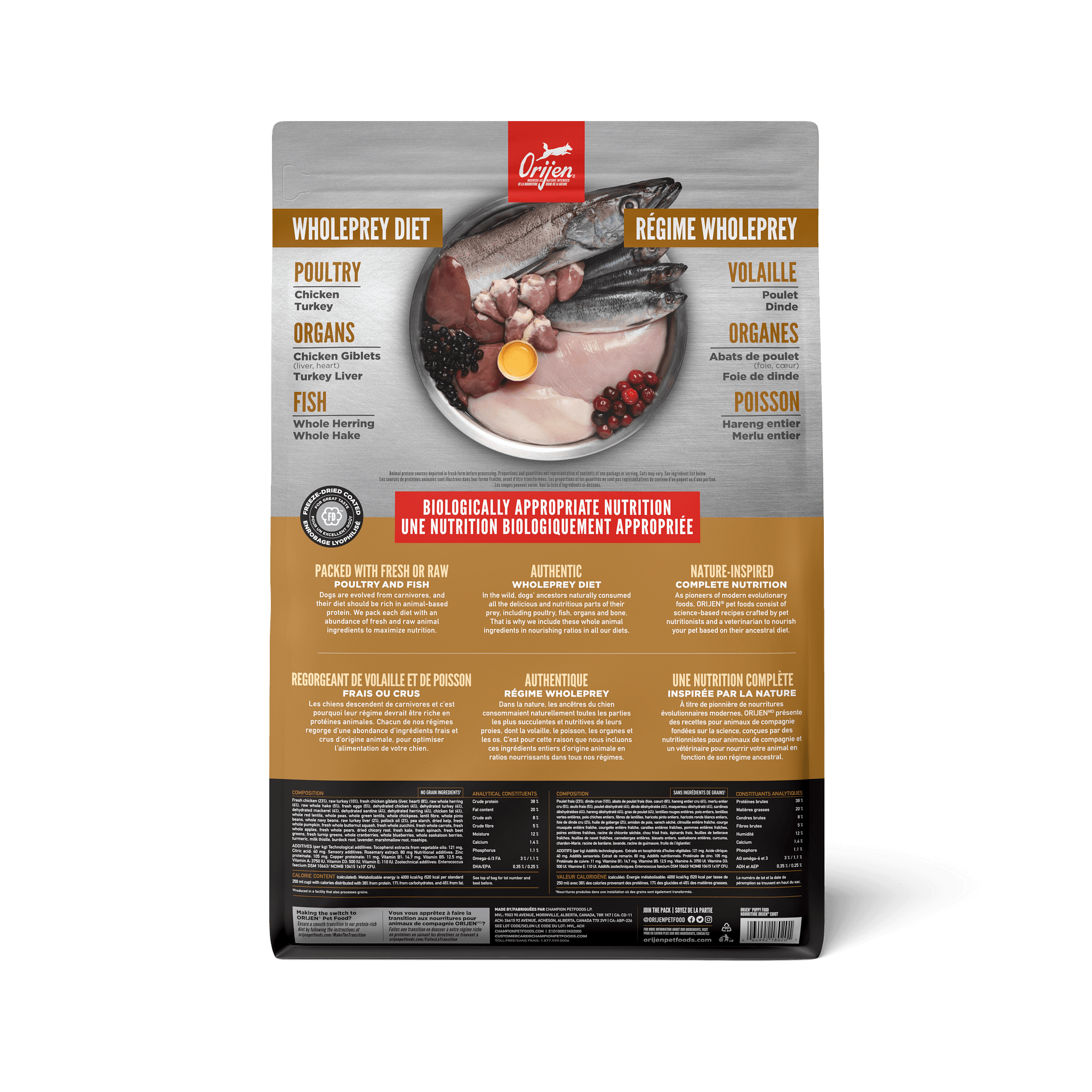 Orijen Puppy Dry Food - 2 Kg - Dog Food - Orijen - PetMax Canada
