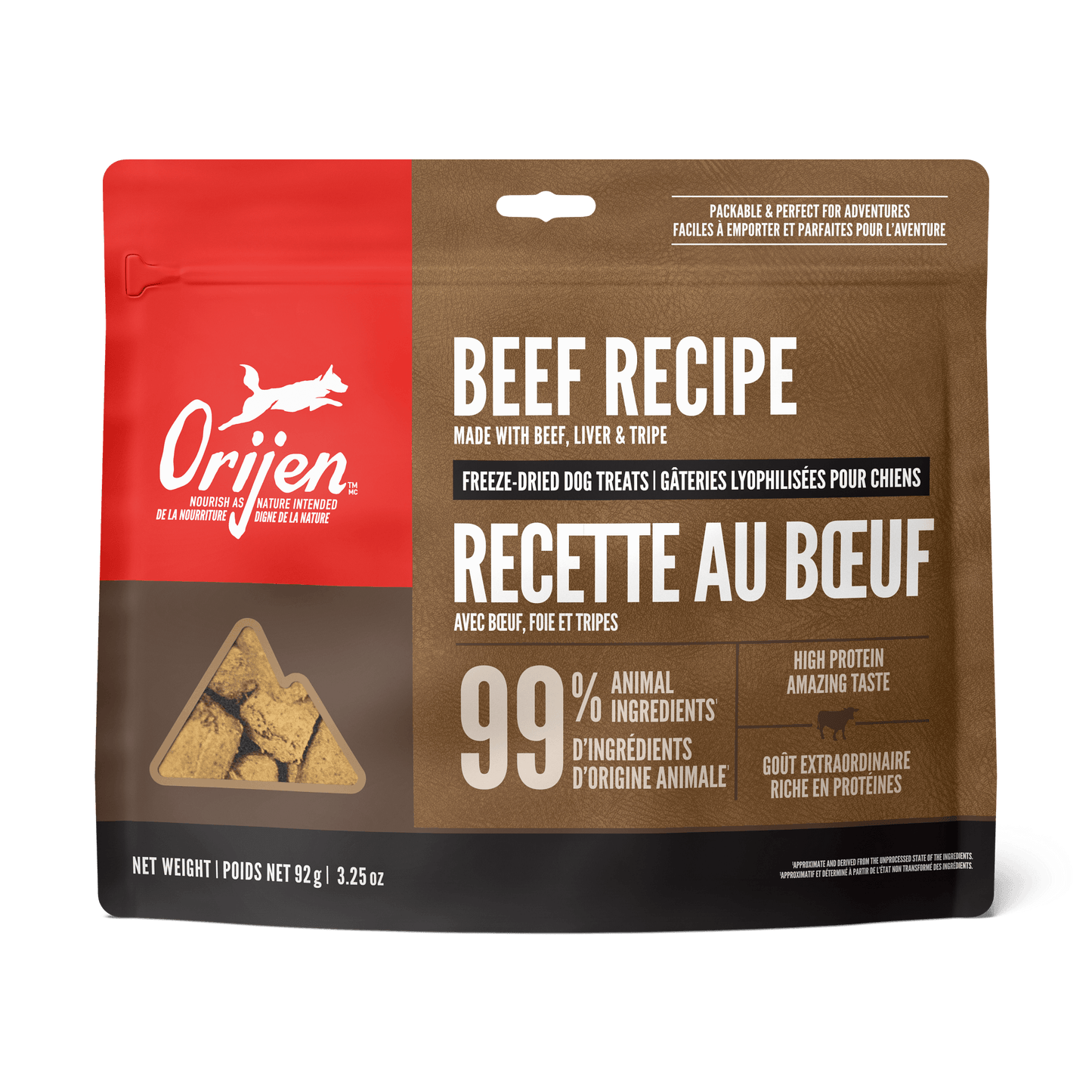 Orijen Freeze-Dried Dog Treats Ranch-Raised Beef Formula  Dog Treats  | PetMax Canada