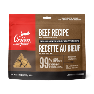 Orijen Freeze-Dried Dog Treats Ranch-Raised Beef Formula - 92g - Dog Treats - Orijen - PetMax Canada
