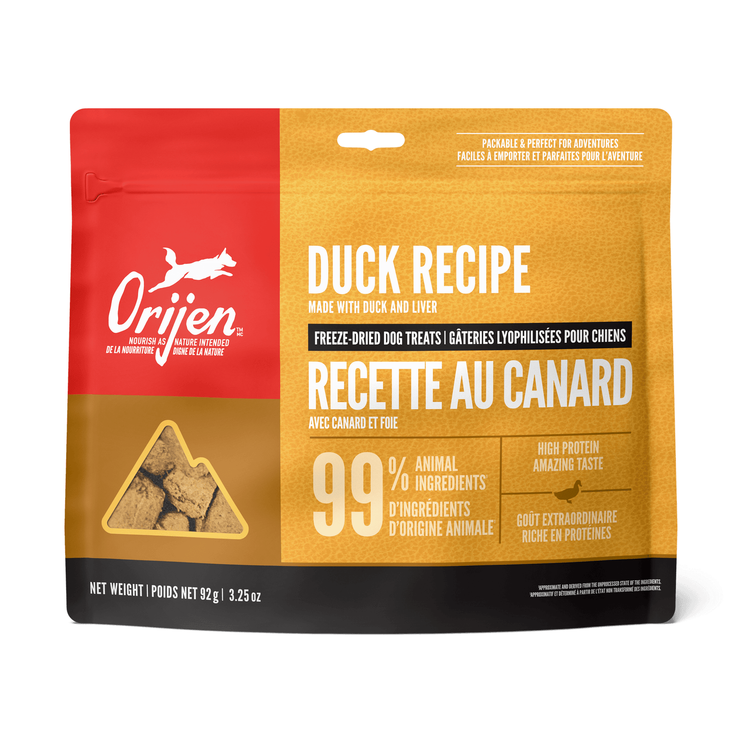 Orijen Freeze-Dried Dog Treats Free-Run Duck Formula  Dog Treats  | PetMax Canada