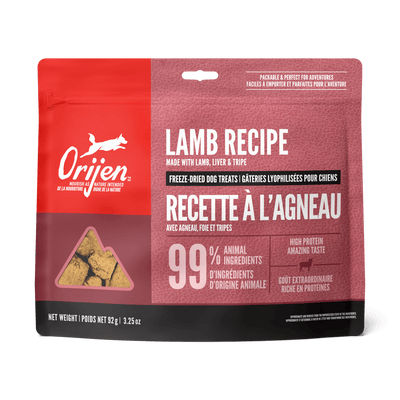 Orijen Freeze-Dried Dog Treats Grass-Fed Lamb Formula - 92g - Dog Treats - Orijen - PetMax Canada