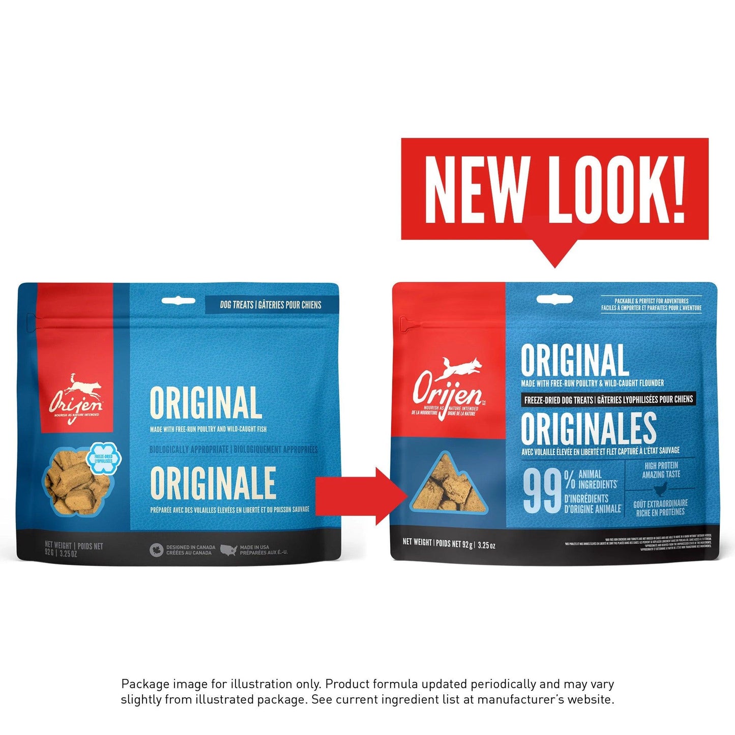 Orijen Freeze-Dried Dog Treats Original  Dog Treats  | PetMax Canada