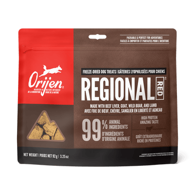 Orijen Freeze-Dried Dog Treats Regional Red - 92g - Dog Treats - Orijen - PetMax Canada
