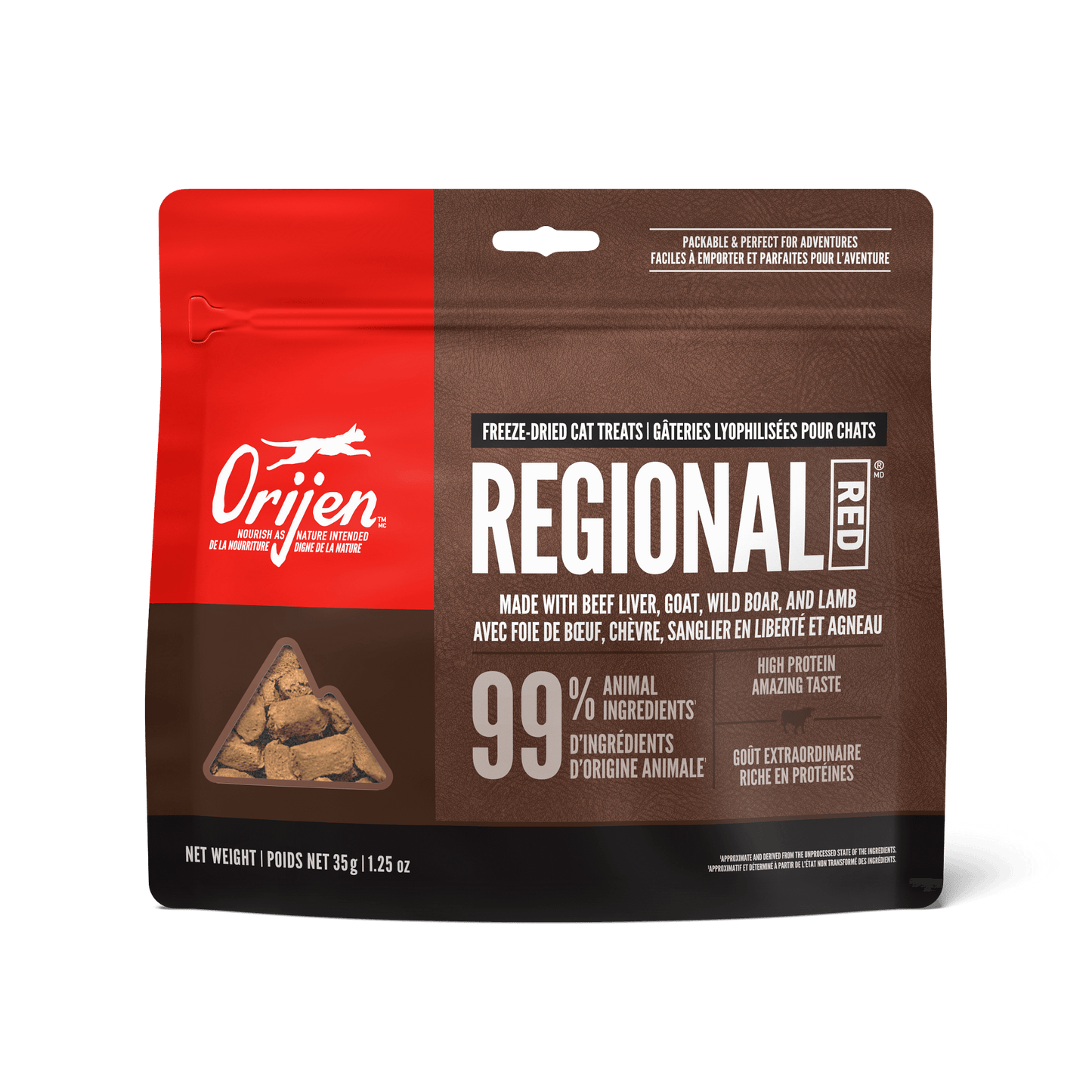 Orijen Freeze-Dried Cat Treats Regional Red  Cat Food  | PetMax Canada