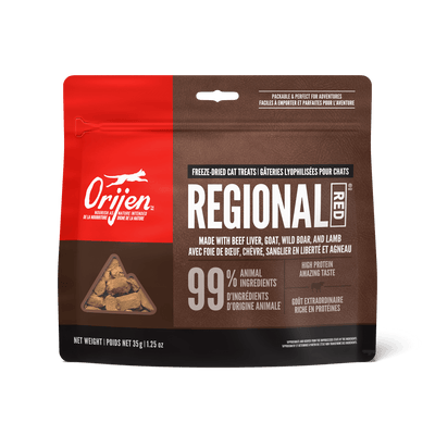 Orijen Freeze-Dried Cat Treats Regional Red - 35g - Cat Food - Orijen - PetMax Canada