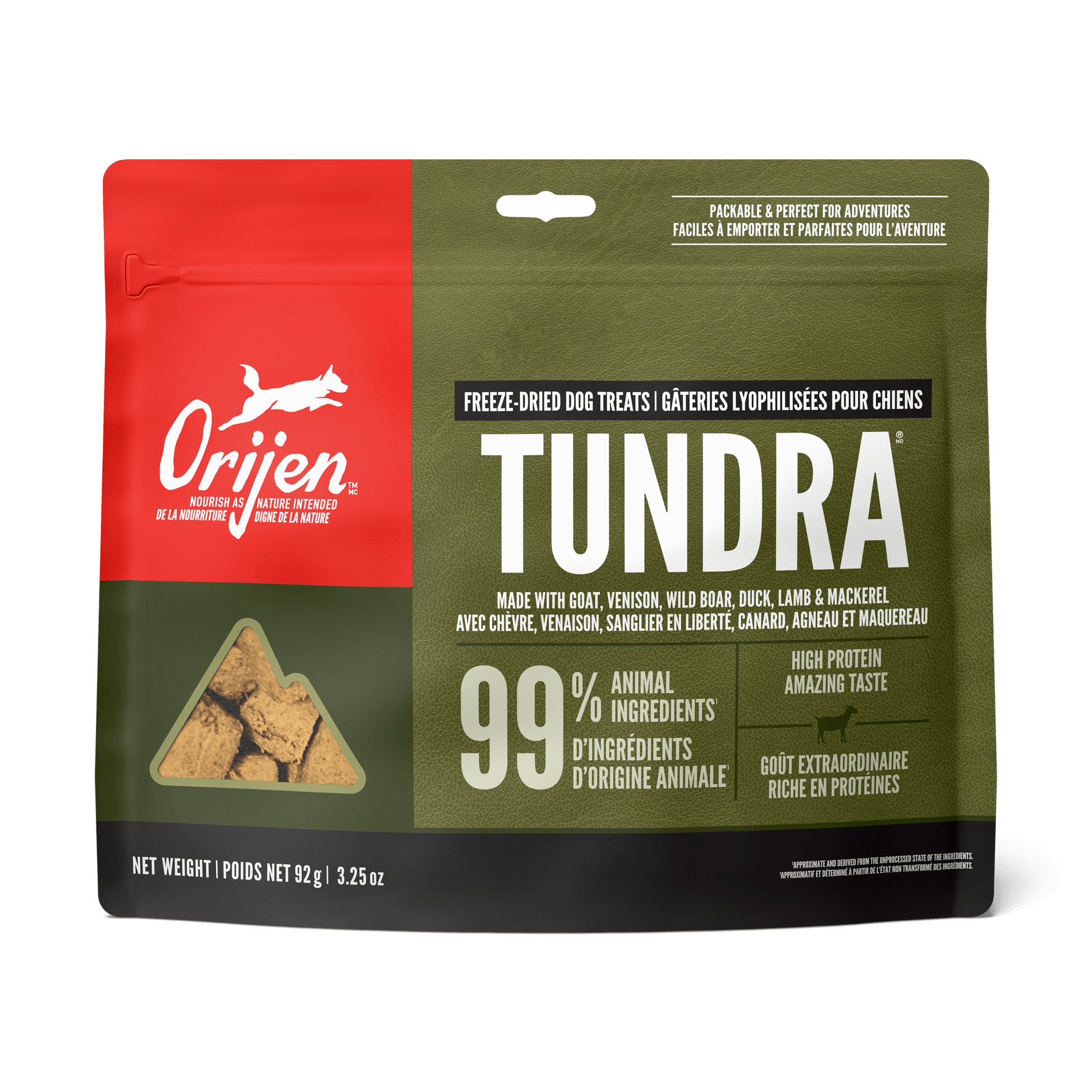 Orijen Freeze-Dried Dog Treats Tundra  Dog Treats  | PetMax Canada