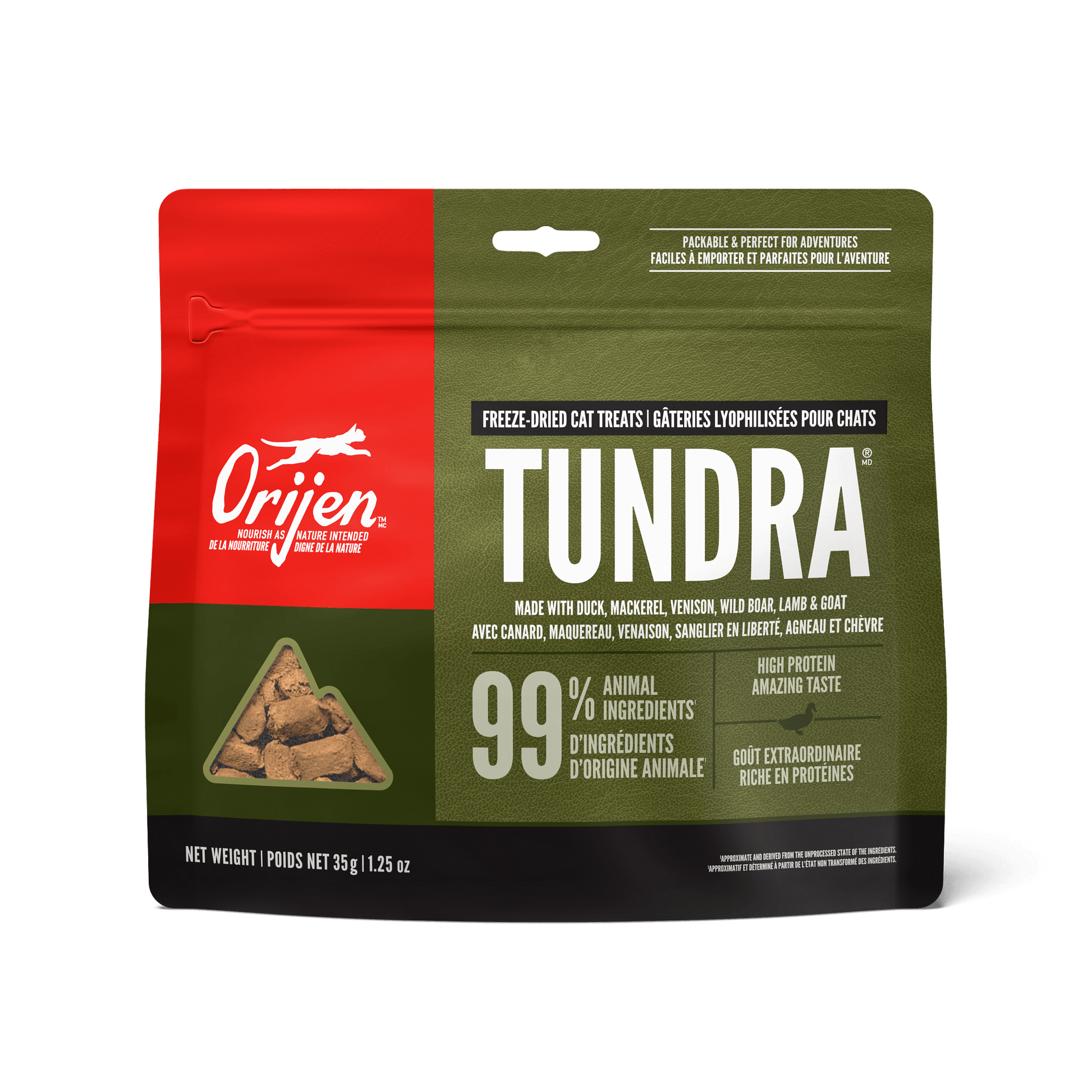 Orijen Freeze-Dried Cat Treats Tundra  Cat Food  | PetMax Canada