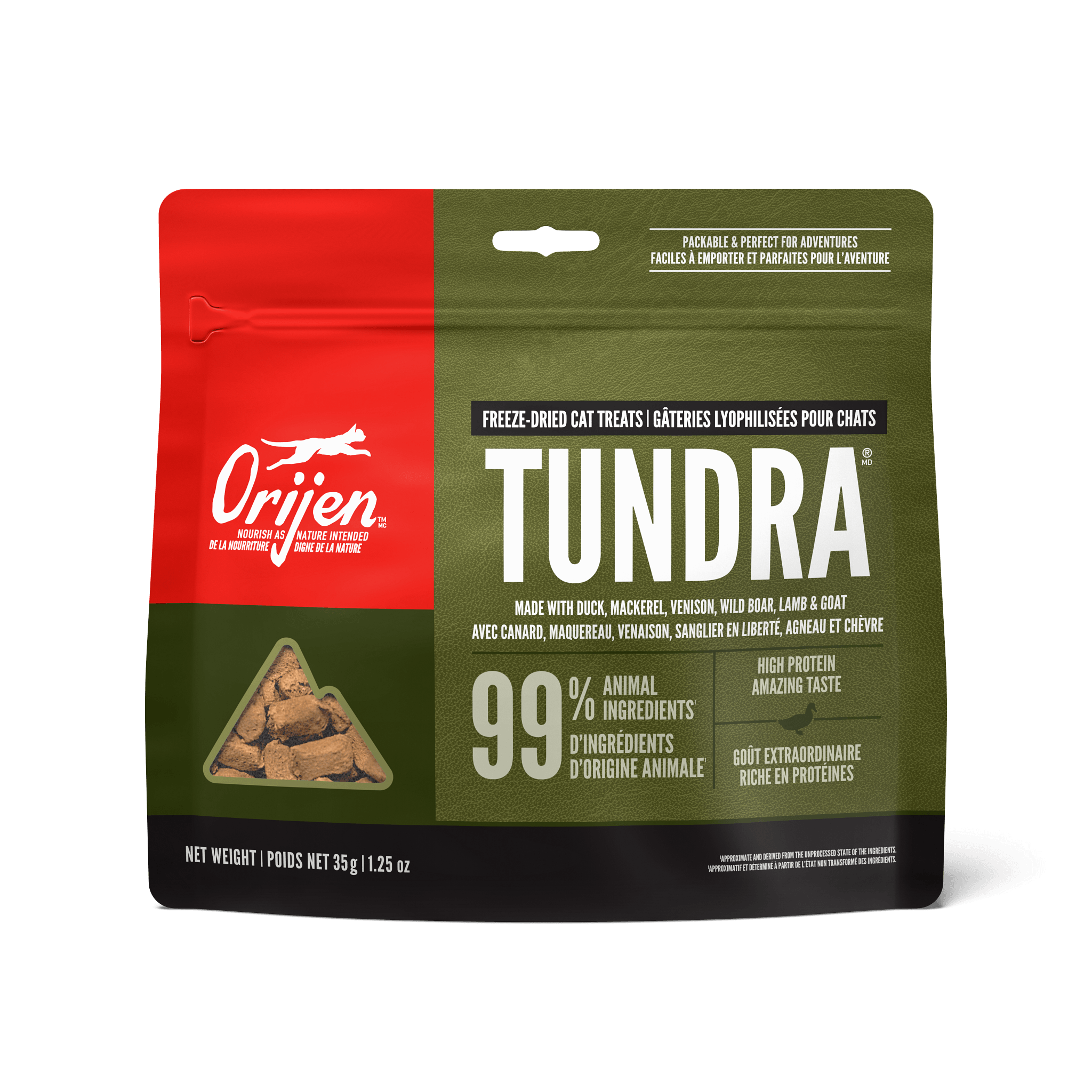 Orijen Freeze-Dried Cat Treats Tundra - 35g - Cat Food - Orijen - PetMax Canada
