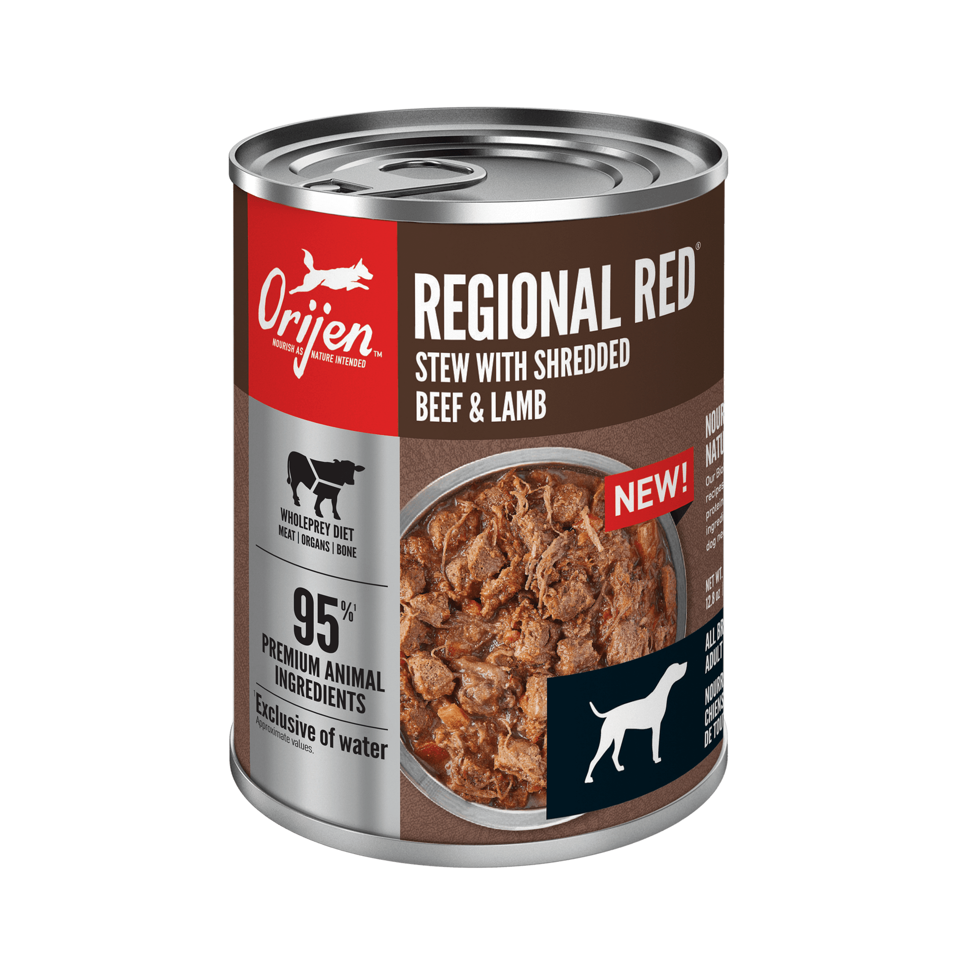 Orijen Wet Dog Regional Red Stew Recipe  Canned Dog Food  | PetMax Canada